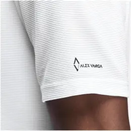 Mens Alex Varga Xenia Golf Shirt Close Up